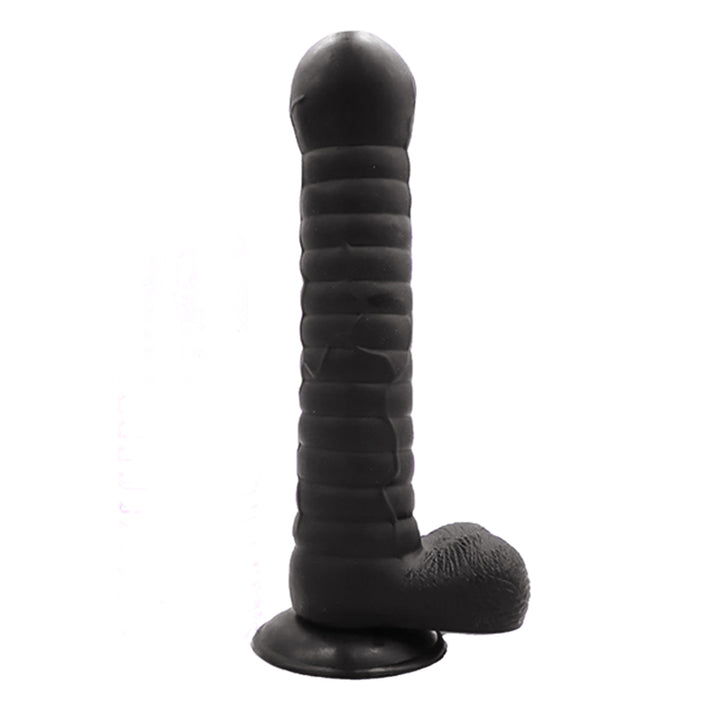 Godemiché sans vibrateur de 27cm, jouet sexuel, ventouse, pénis Anal, PVC, veines 3D, testicules