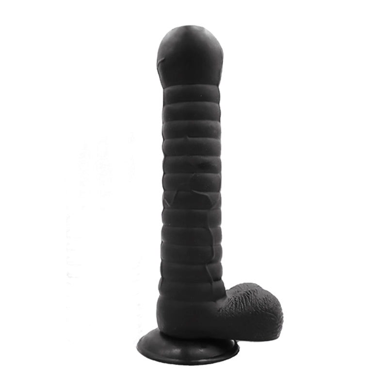 Godemiché sans vibrateur de 27cm, jouet sexuel, ventouse, pénis Anal, PVC, veines 3D, testicules