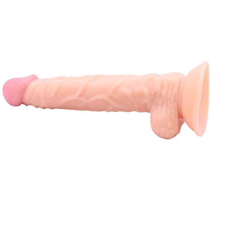 26cm Dildo no Vibrator Sex Toy Suction Cup Penis Anal PVC 3D Veins Testicles