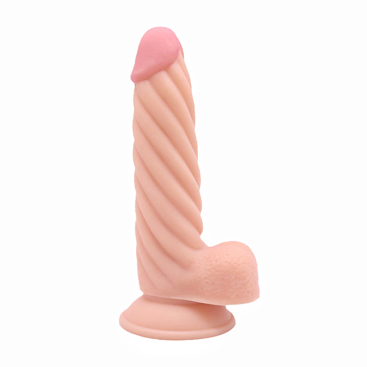 Godemiché sans vibrateur de 22cm, jouet sexuel, ventouse, pénis Anal en PVC, veines 3D, testicules ondulés