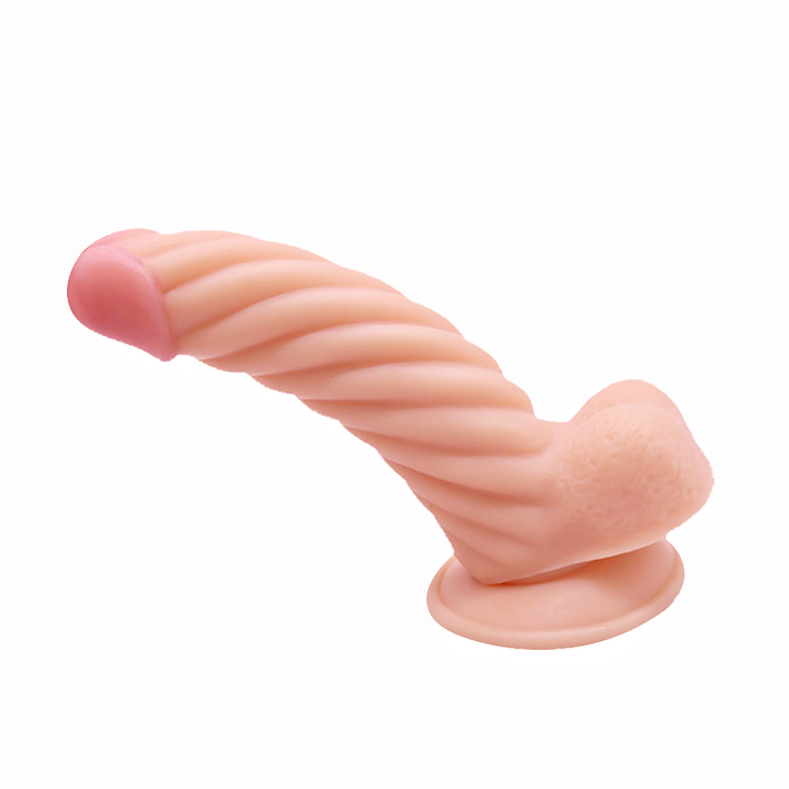 22cm Dildo no Vibrator Sex Toy Suction Cup Penis Anal PVC 3D Veins Testicles Wavy