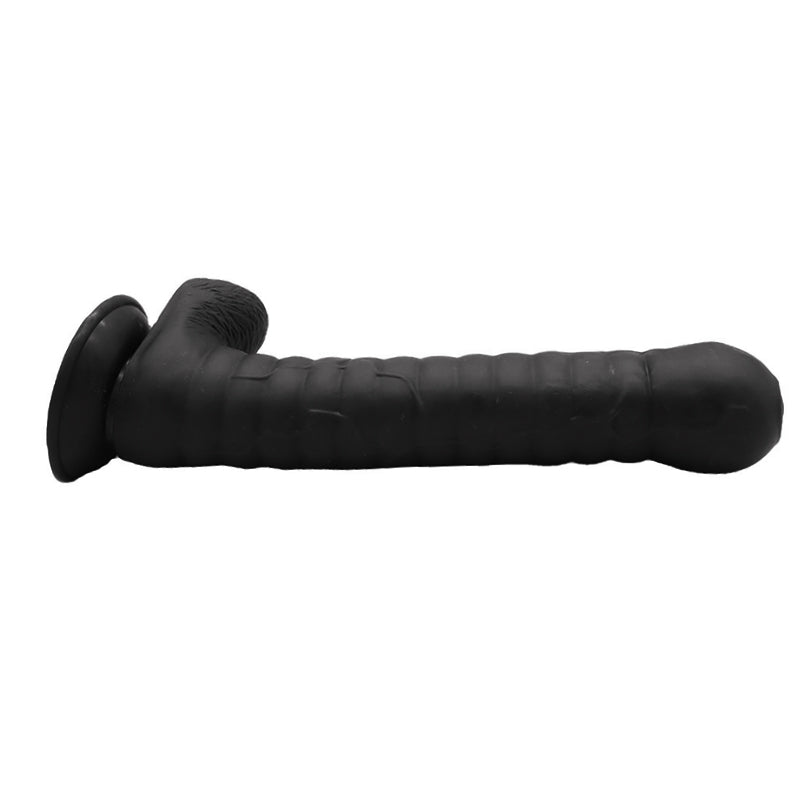 Godemiché sans vibrateur de 27cm, jouet sexuel, ventouse, pénis Anal, PVC, veines 3D, testicules