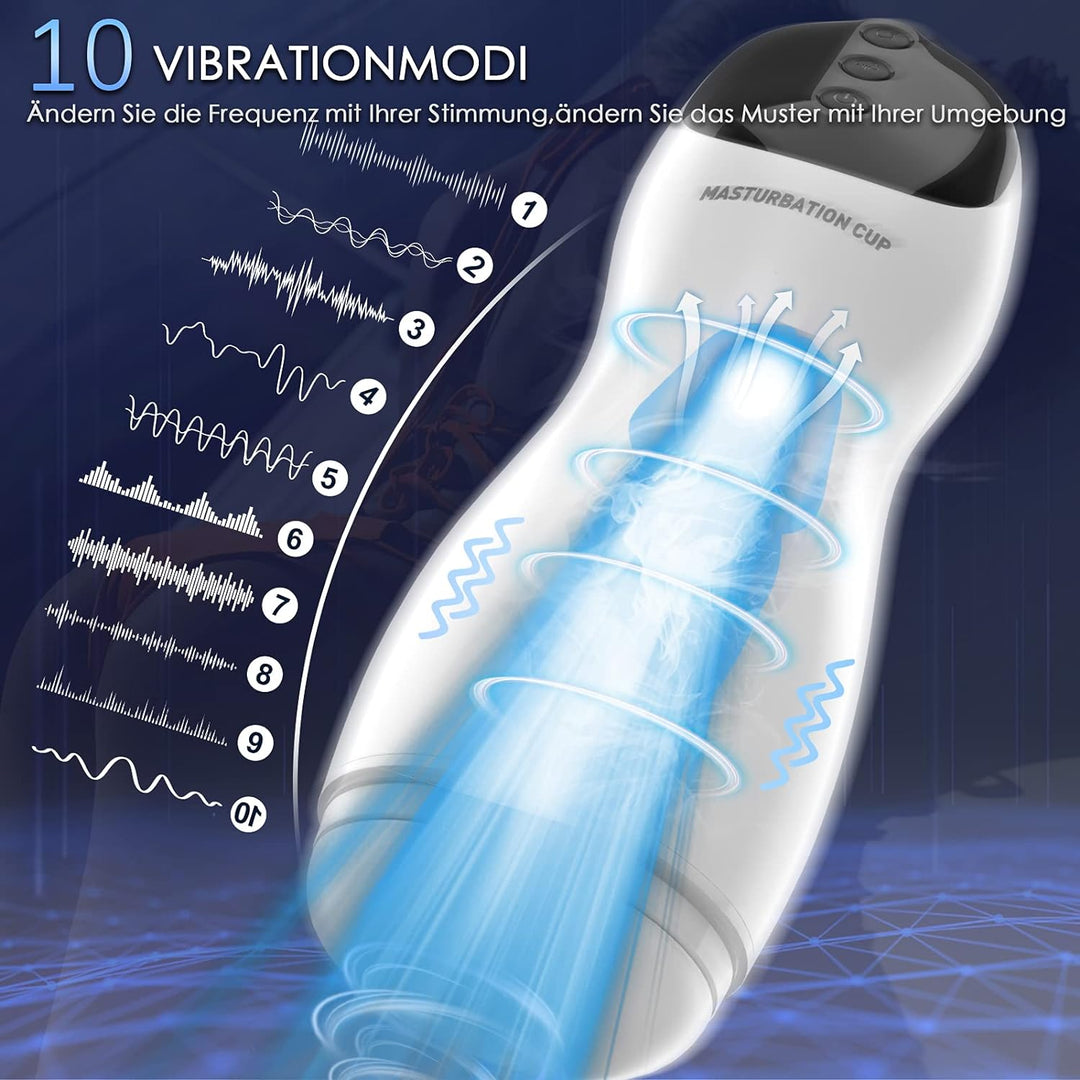 Masturbationshilfe mit Vibrationseinstellungen