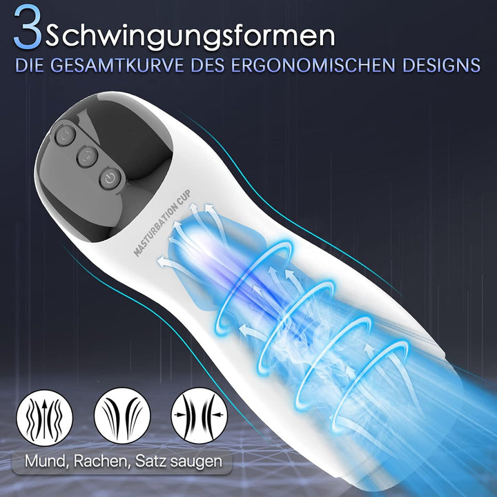 Männliches Sexspielzeug mit Vibrationsschema