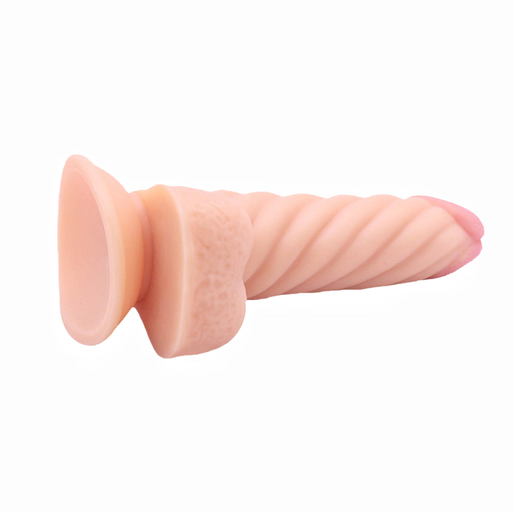 22cm Dildo no Vibrator Sex Toy Saugnapf Penis Anal PVC 3D Adern Hoden gewellt