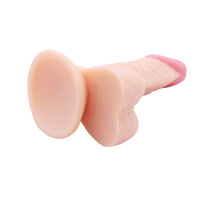 185mm Dildo no Vibrator Sex Toy Suction Cup Penis Anal PVC 3D Veins Testicles