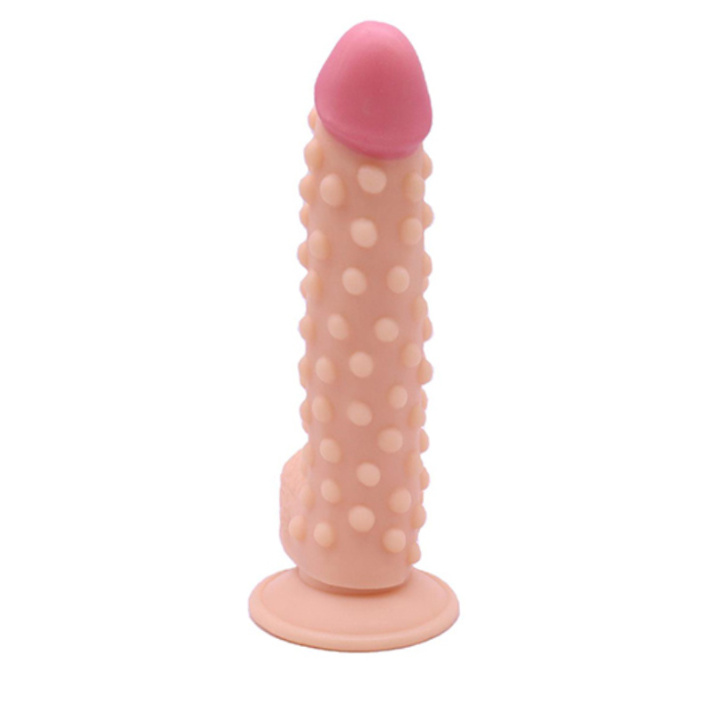 Marielove realistic 24cm suction cup dildo with balls and nubs