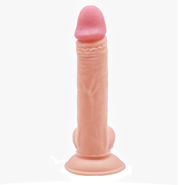 Godemiché sans vibrateur de 20cm, jouet sexuel, ventouse, pénis Anal en PVC, veines 3D, testicules