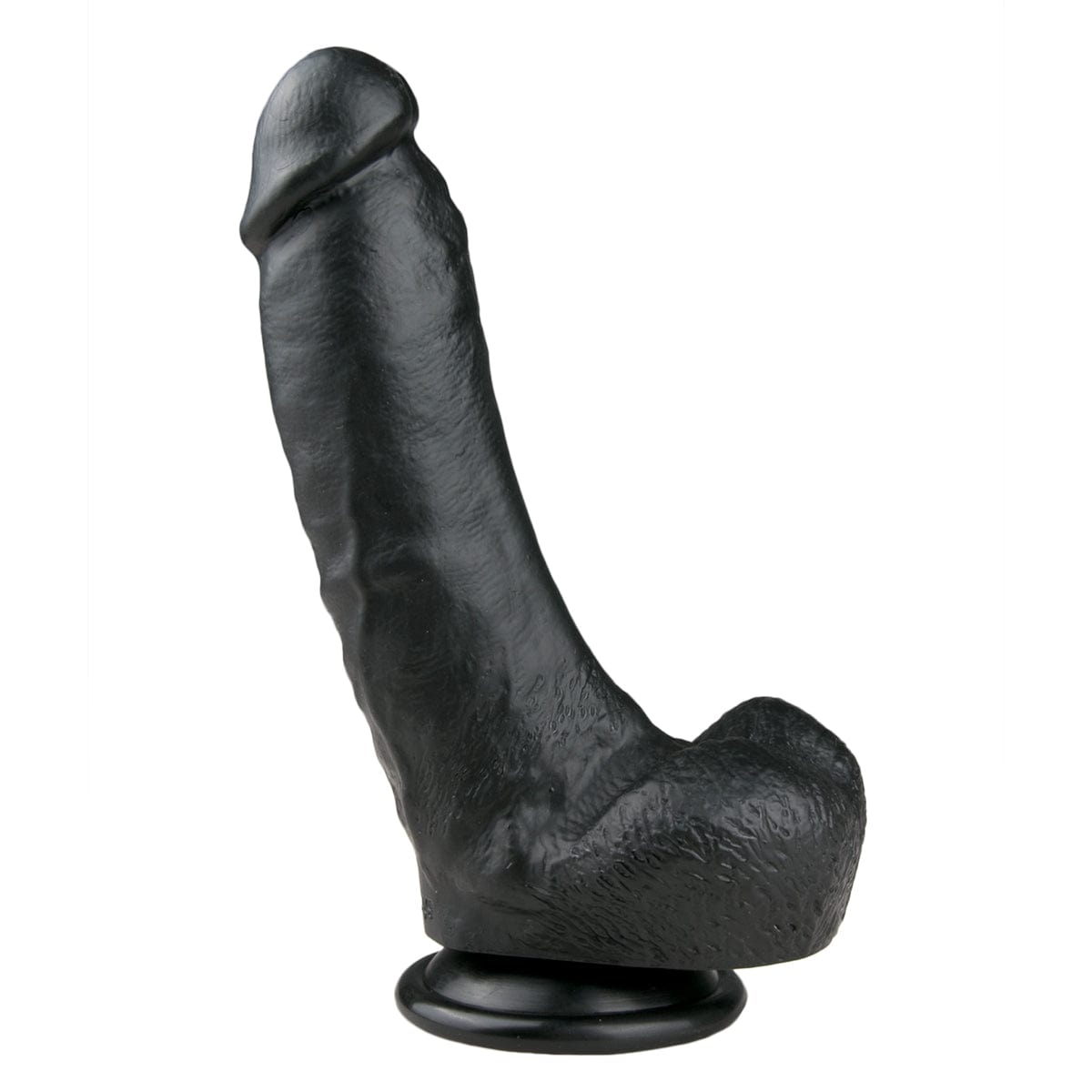 Easytoys Saugnapfdildo Realistischer schwarzer Dildo