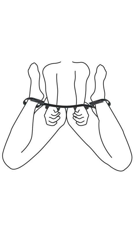 Zeichnung, Beine, Fesseln, Sexspielzeug, Position